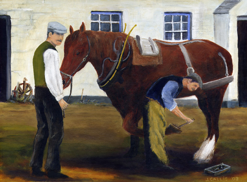 Luke Torris at Dromin Forge c1915