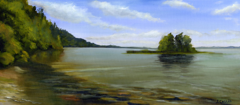 Lake near Belvedere House