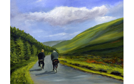Cycling Through Glencullen