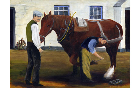 Luke Torris at Dromin Forge c1915